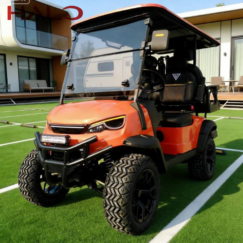 Electric Golf Cart with 48V/72V Battery Options for Parks and Villas