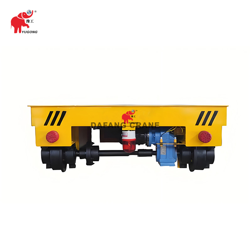 Industrial Grade Track Based Transport Vehicle Stable Load Movement Workshop Production Line Material Flow Control Automated Reliable Rail Transfer Cart
