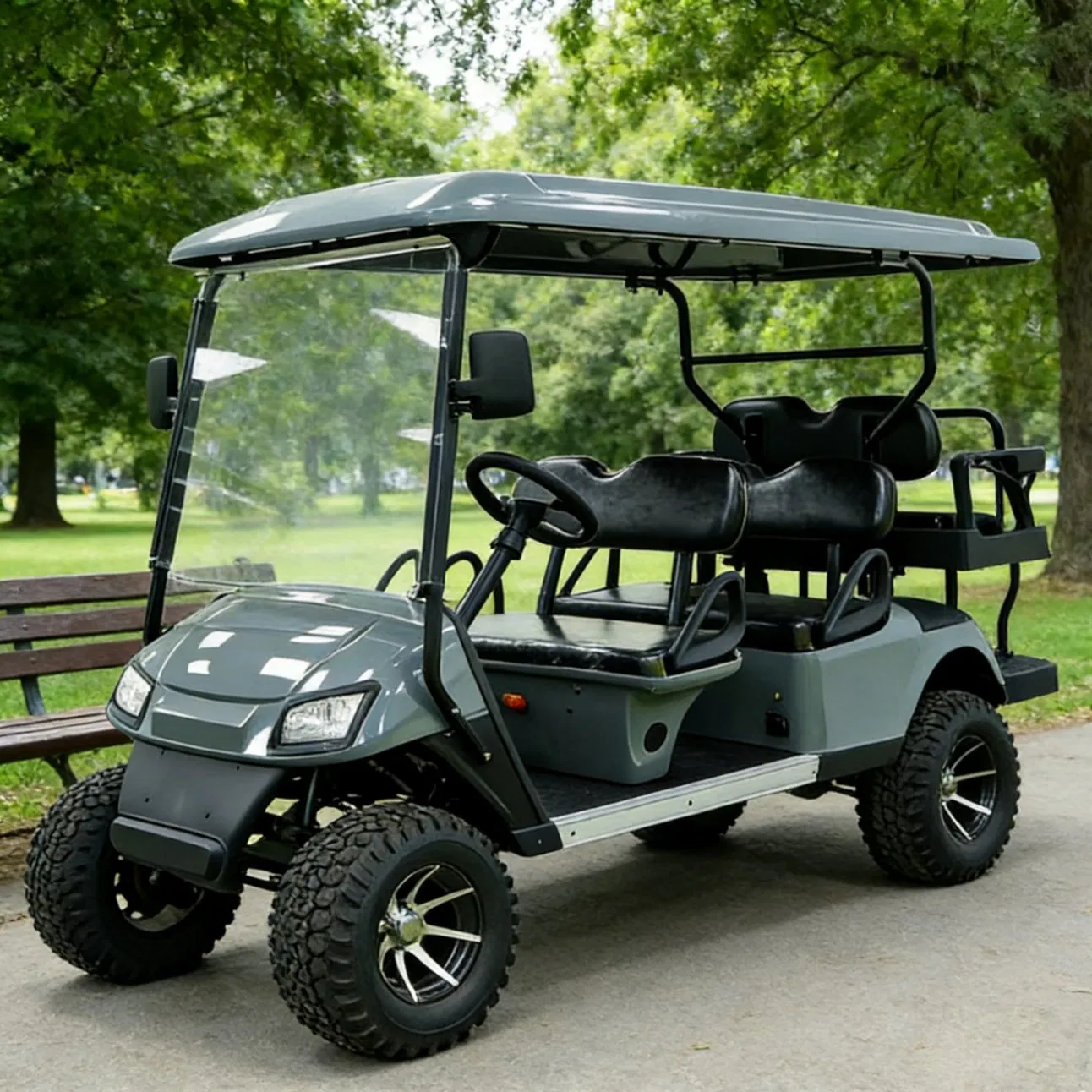 China Supplier Street Legal 48V/60V/72V Lead Acid/Lithium Battery 2, 4, 6, 8 Seater/Seats/Passenger Electric Sightseeing Golf Trolley Utility Buggy Car Cart