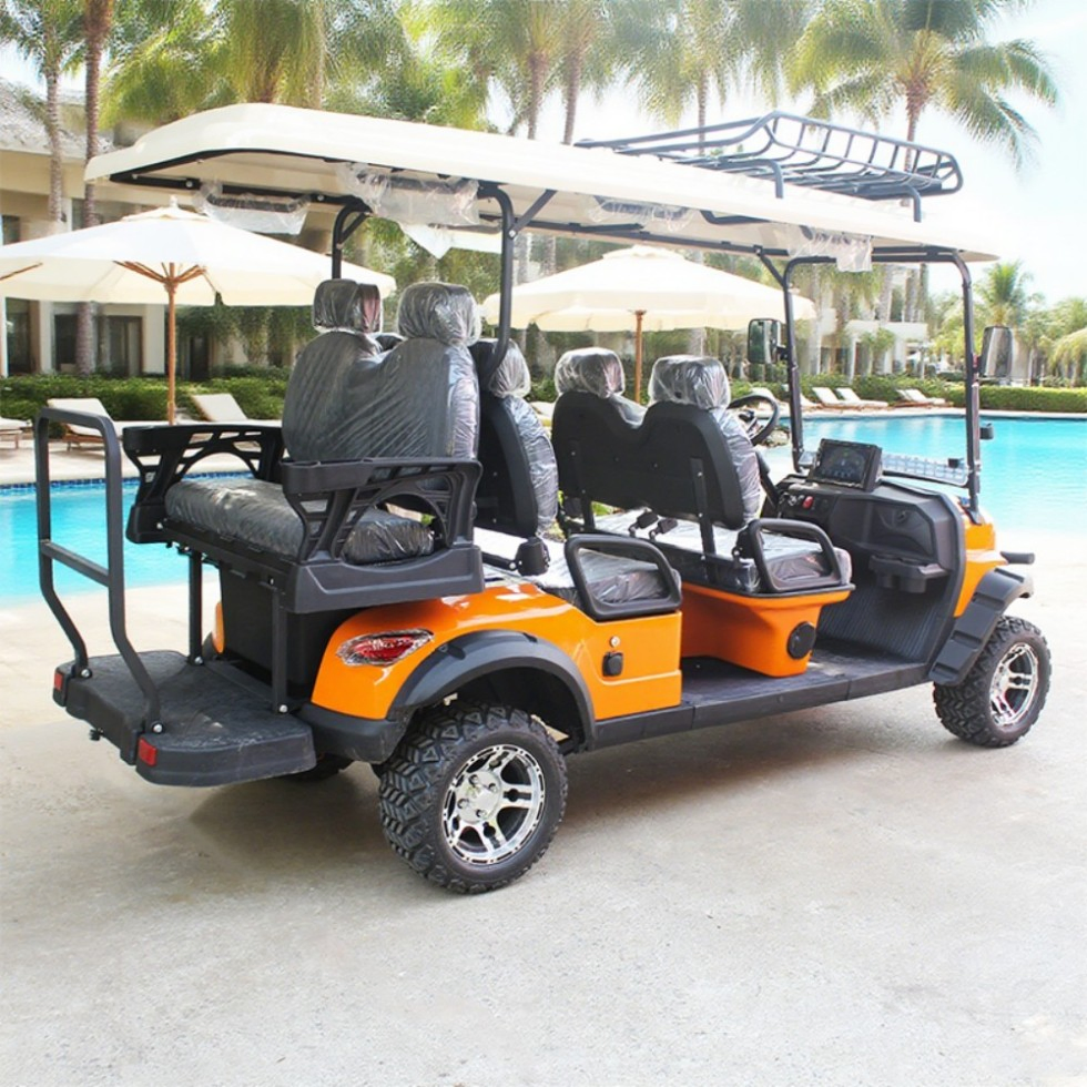 New Concept Model Electric Golf Cart with 6 Seats Forward Lithium Battery (48V) Electric Cart