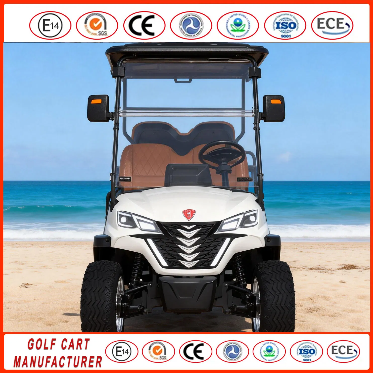 Zlingcar Scenic Spot Dedicated 4-Seater Electric Golf Cart Price Tourist Transfer Shuttle Resort Reception Cart From China