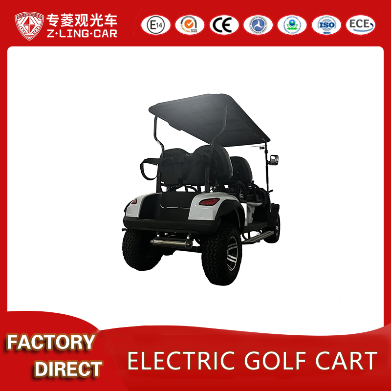 Custom Luxury Golf Cart 4-Wheel 60V Battery 4 Seater Lifted Electric Buggy Stock AC Motor 30-50km/H