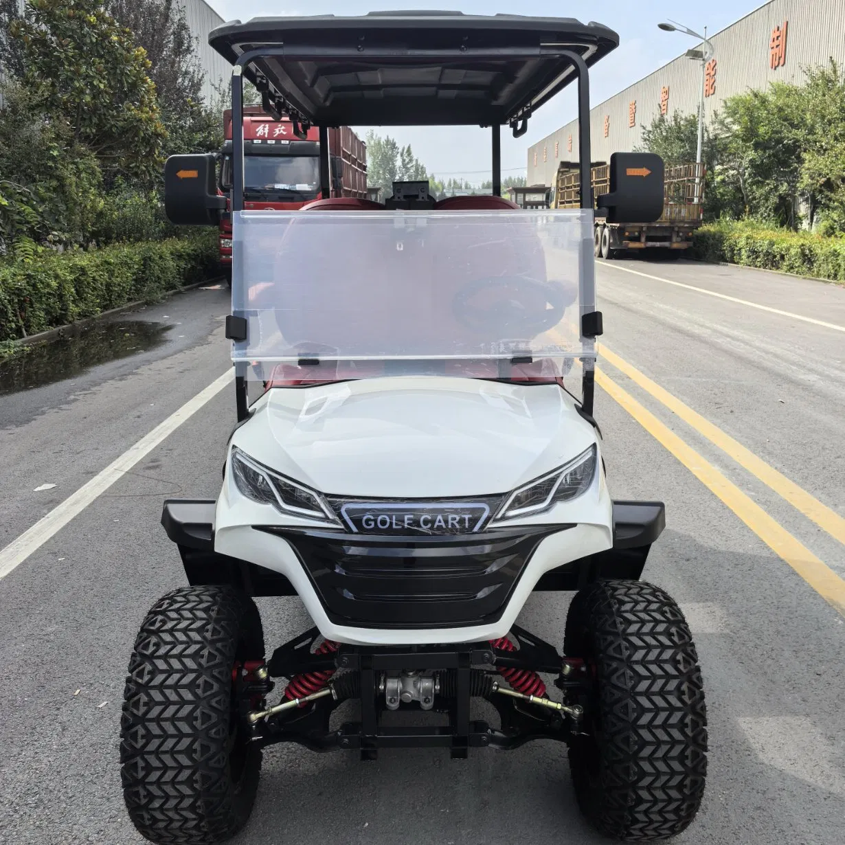 Light and Smooth Steering Premium Electric 4-Seater Golf Cart/Golf Car for Sightseeing Tours