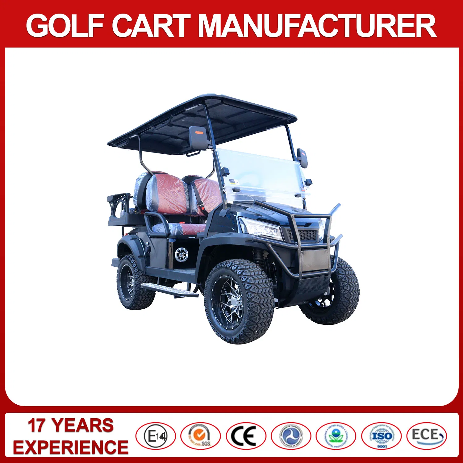 4-Seater Electric Shuttle Cart with 60km Range Airport/Hotel/Campus Transport