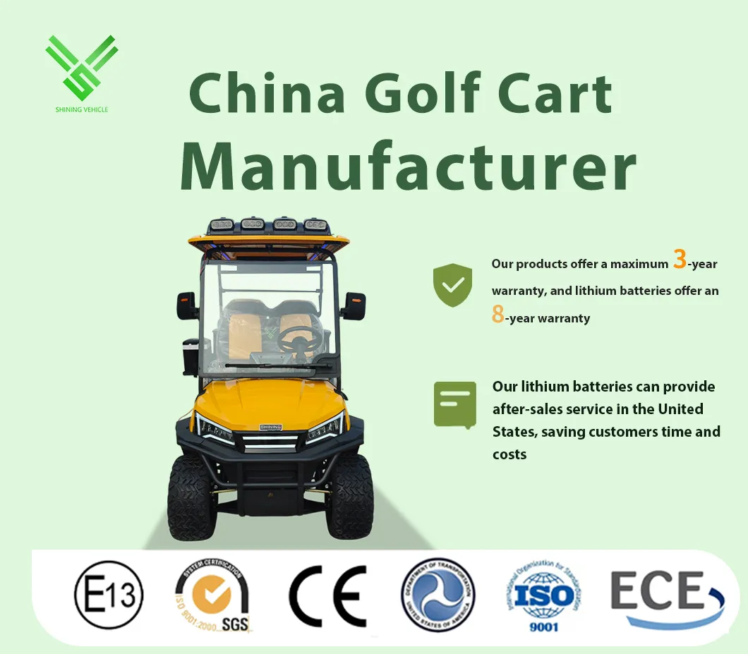 Premium Passenger Shuttle EV Golf Cart