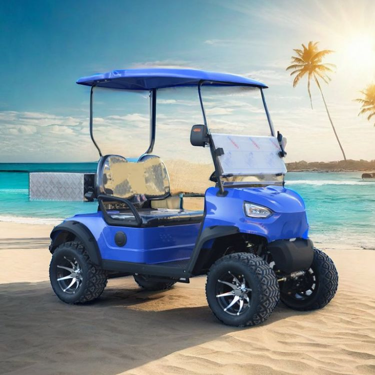 48V Buggy Farm Work Trolley Utility Vehicle Lifted Cargo Box for Sale Electric Golf Cart UTV Mini Truck