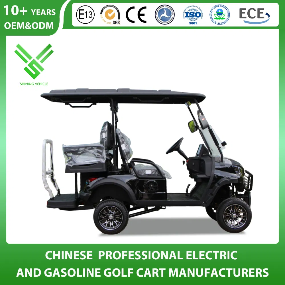 Shininglsv 4 Seat 48V Lead Acid Utility Shuttle Vehicle Golf Cart