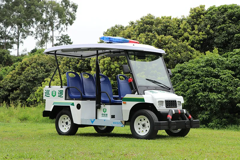 Security Guard Golf Cart Patrol View 1