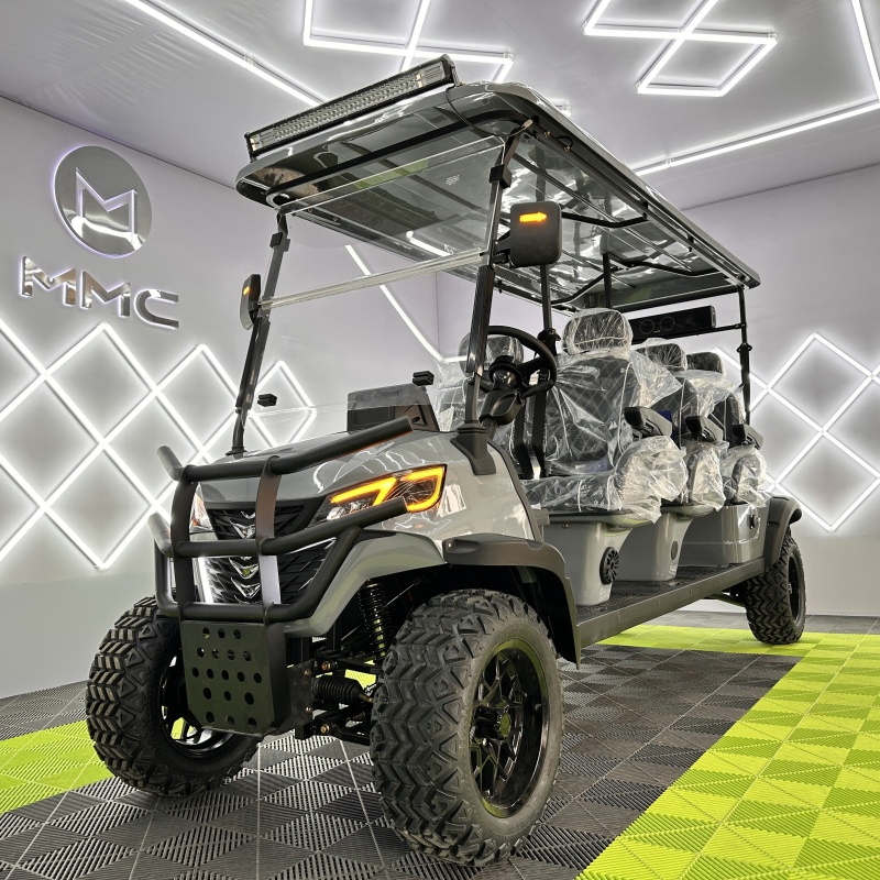 4 Wheel 4 Seater Electric Sightseeing Club Car Golf Cart 48V Solar Panel Lifted 2 4 6 Seats Golf Cart