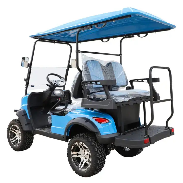 Chinese High Speed Lifted off Road Golf Carts 2+2 Seaters Electric Golf Carts