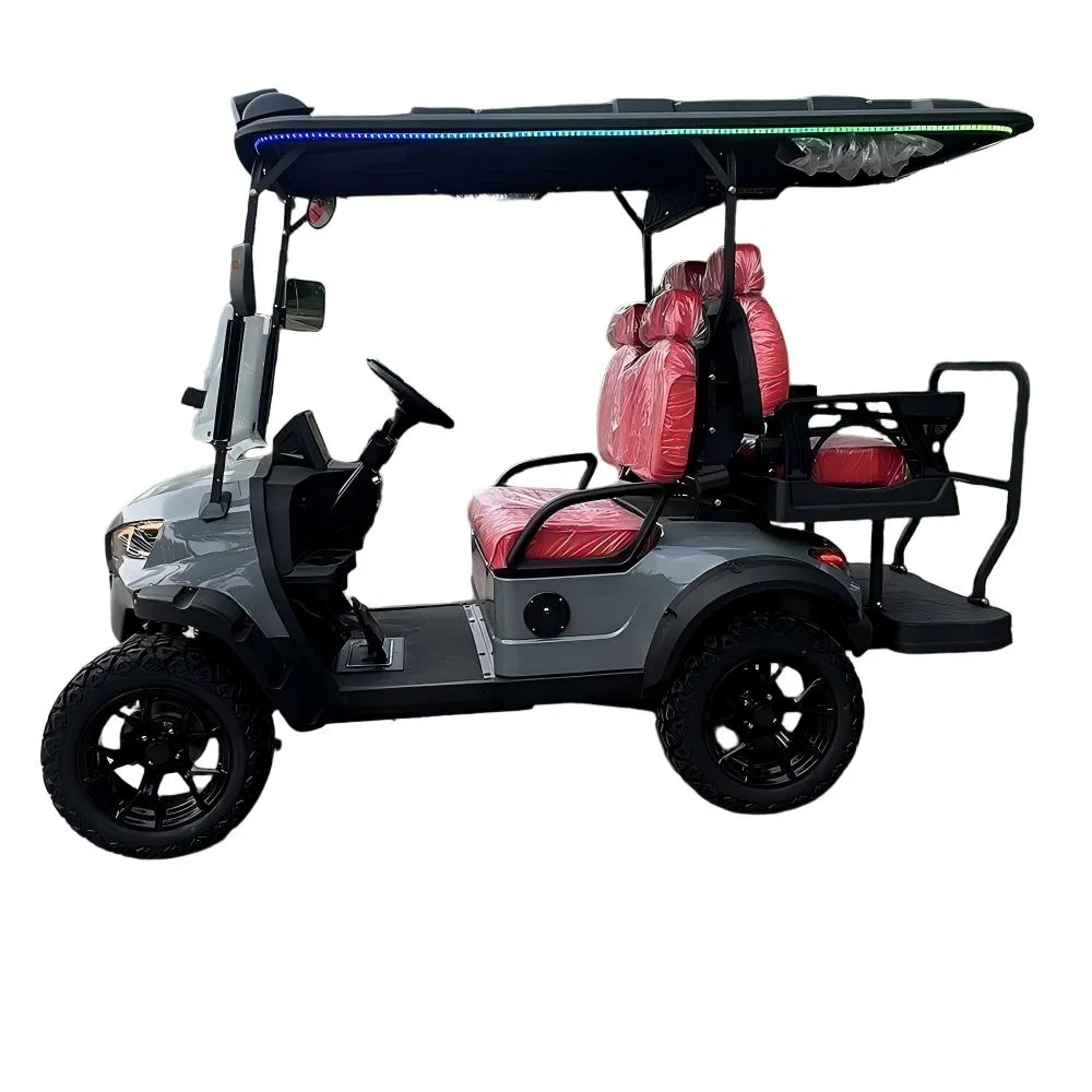 Customize Luxury Community Vehicles Resort Shuttle Bus 2+2 Seats Golf Club Carts