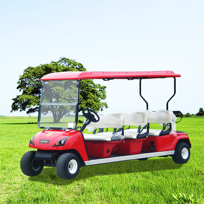 Airport 6 Passenger Electric Golf Shuttle Cart for Sale (DG-C6)