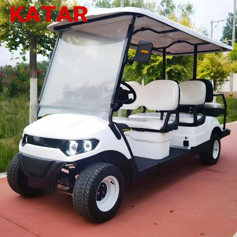 Sdlanch Buy New Mini Community 30 Mph 6 Seater Power Golf Car Cart Buggy with Foldable Rear Seat