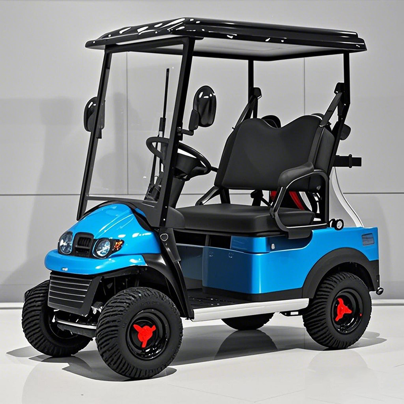 Rearview Radar Quiet Operation Campus Event Support Airport Transport 4 Seat Golf Cart Electric Golf Cart