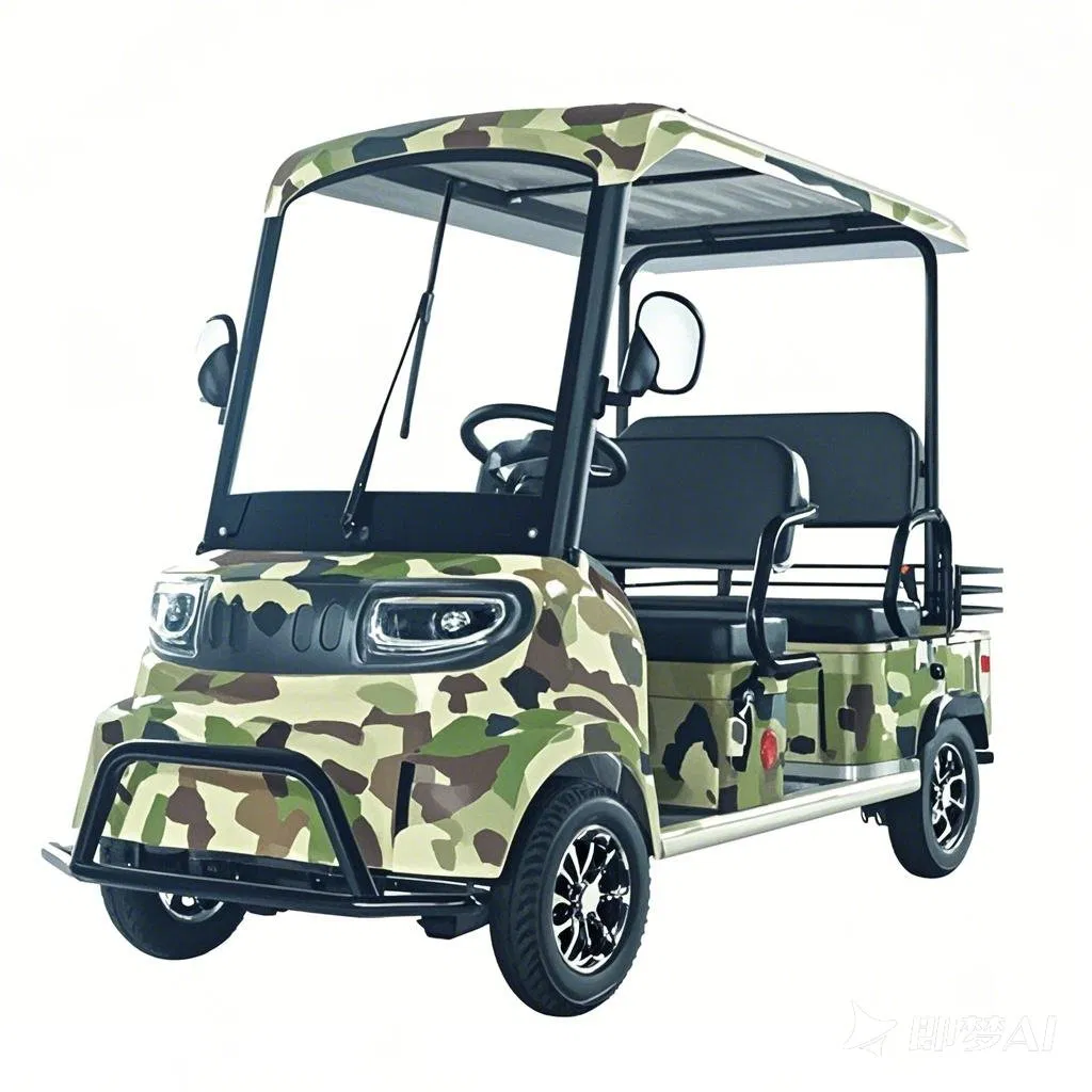 After-Sales Service Guarantee Eco-Friendly and Energy-Efficient Campus Commuting Construction Site Transport 2 Seater Golf Cart Electric Golf Cart