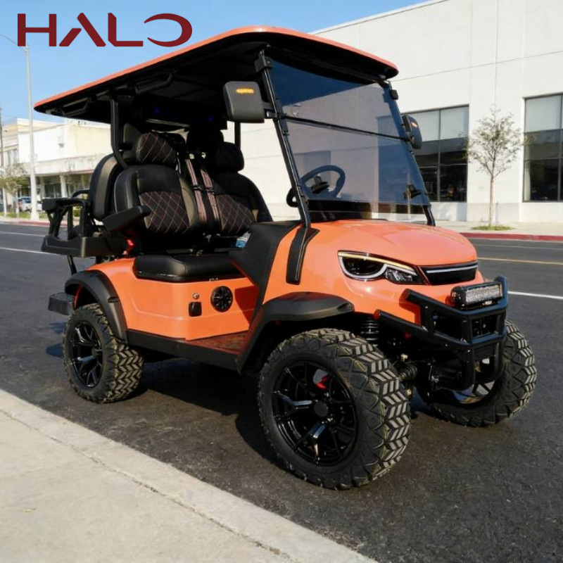 Luxury Golf Cart with Premium Seats and Custom Color for VIP Transport