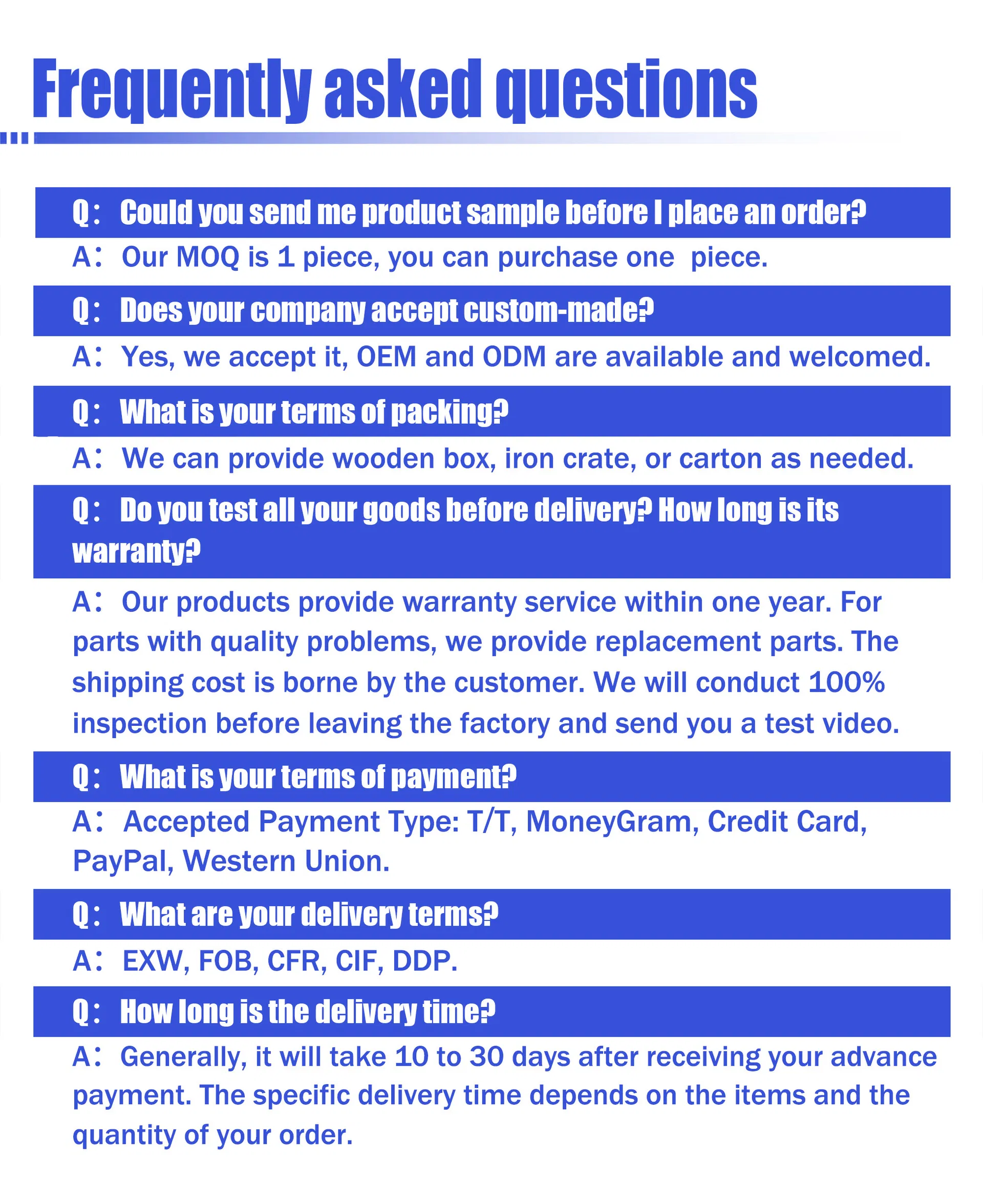 Warehouse and Logistics