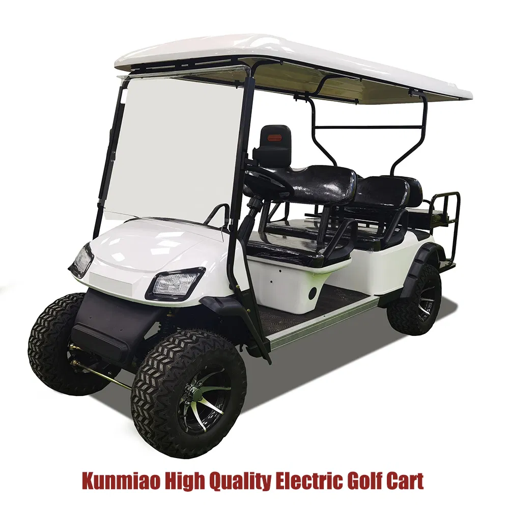 Resort Use Electric Golf Cart Shuttle Sightseeing Bus 4 Seaters Golf Cart