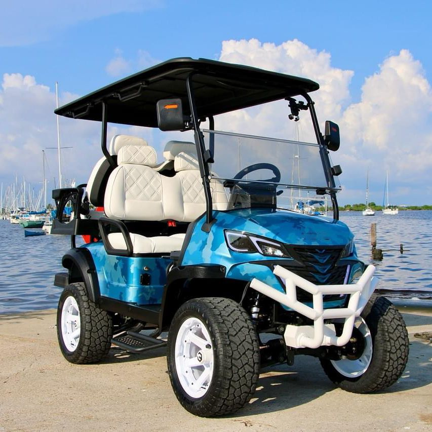 Electric/ Gas/Gasoline Four Seater 4 Seat Sightseeing Bus Club Car Golf Buggy Hunting Cart