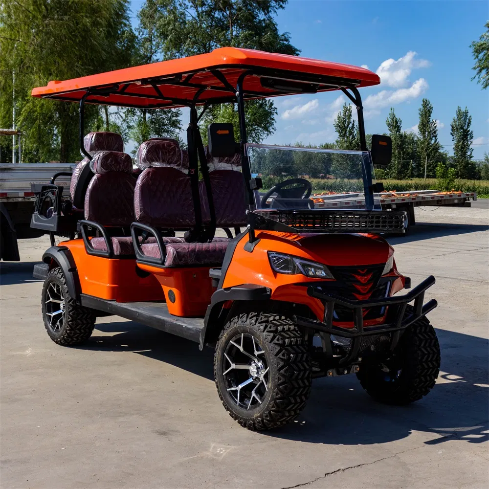 2024 Latest High Quality Multi-Purpose Lithium Battery Electric Golf Cart with Folding Windshield