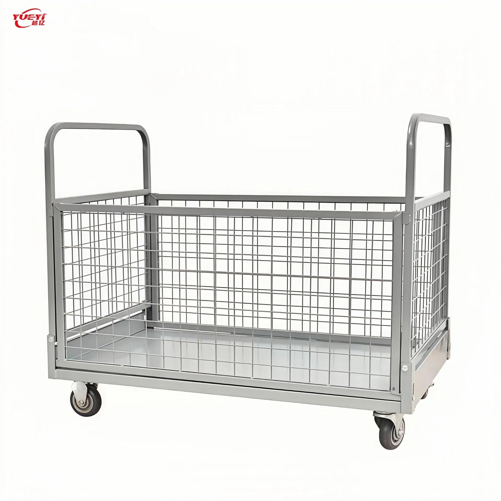 Heavy Duty Industrial Transport Cart for Efficient Material Handling and Warehouse Logistics Large Capacity Metal Roll Containers