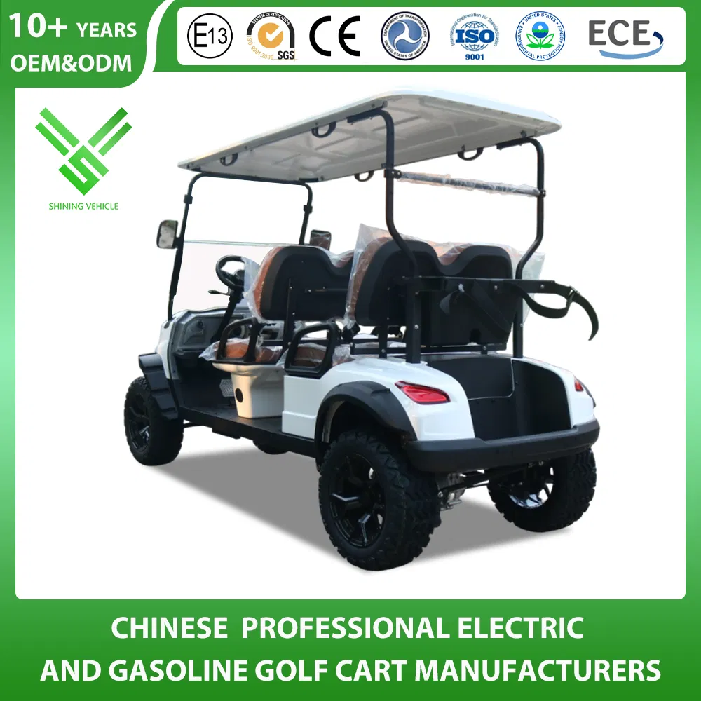 Manfuacturer 2/4/6/8 Seater/Passenger/Seat/People Street Legal Sightseening/Hunting off Road 48/72V Mini Lithium/Electric/Gasoline Golf Cart for Utility/Chassis