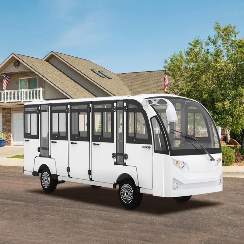 Enclosed Golf Cart Front View