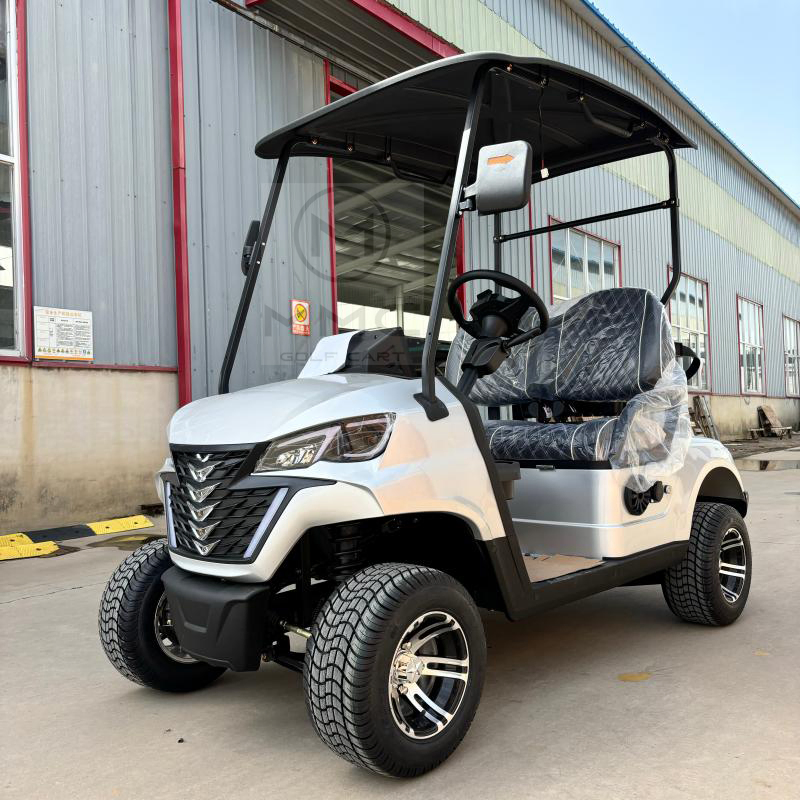 MMC Wholesale Utility Vehicle 4 Wheel Golf Cart Lithium Battery Golf Car off Road Electric Farm Golf Cart with Rear Cargo Box