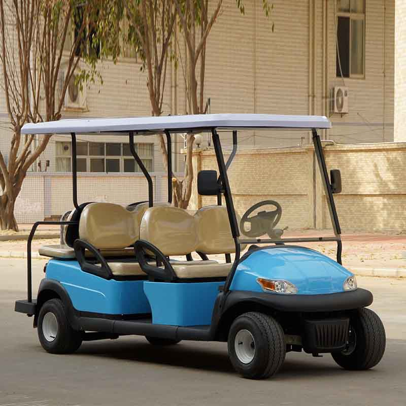 48V 60V Battery Operated 2024 2025 New Model Style 6 Seats Utility Golf Carts New Energy Sightseeing Bus Club Golf Cart Golf Car