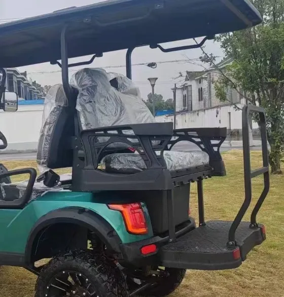 Electric Utility Golf Cart Rear View
