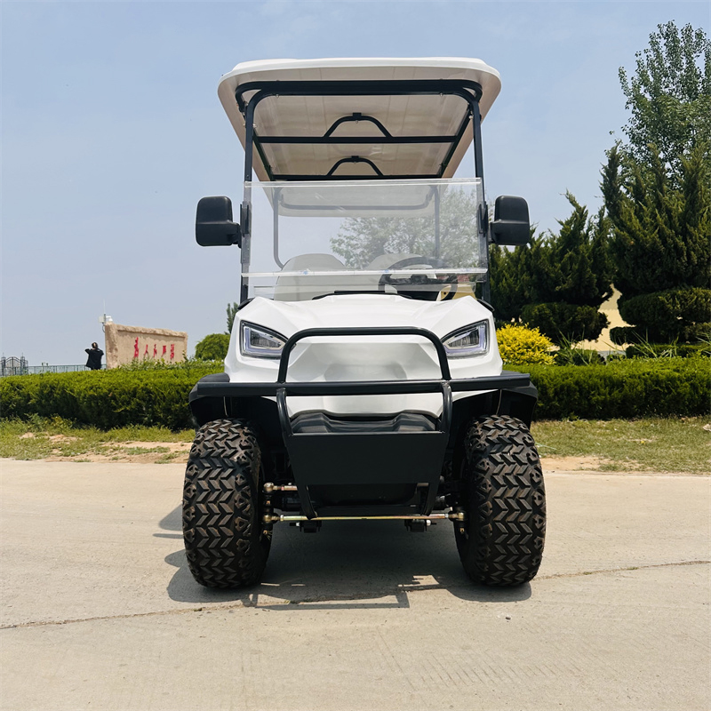 4-Seater Reception Hotel Airport Shuttle Electric Golf Cart, Low-Speed with Customizable Colors Golf Cart