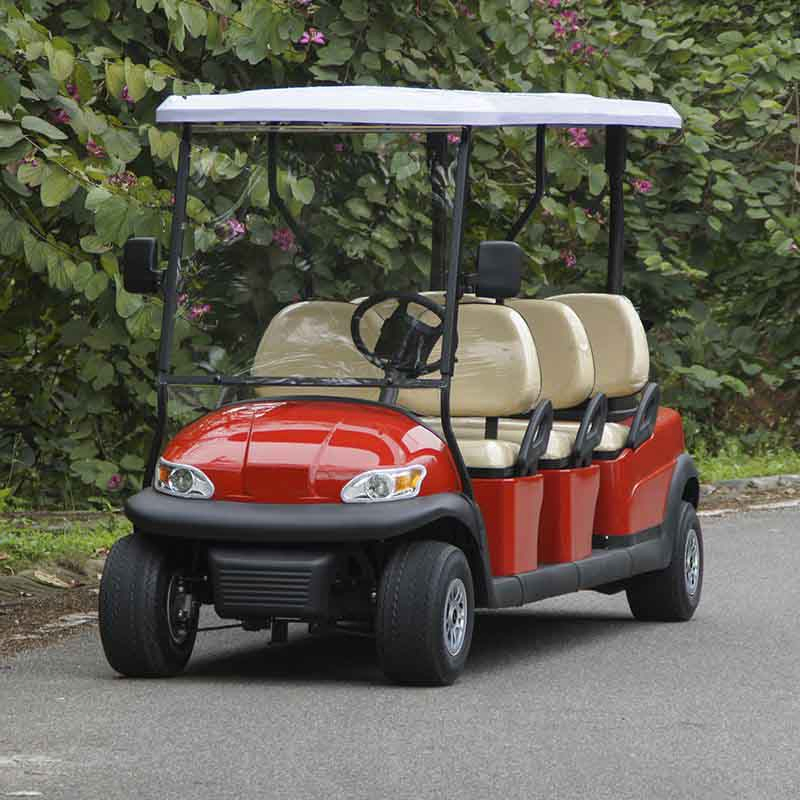 Graceful Design Energy Saving 6 Seats Sightseeing New Energy Golf Cart Low Price High Quality Bus Club Cart Electric Golf Buggy Golf Carts
