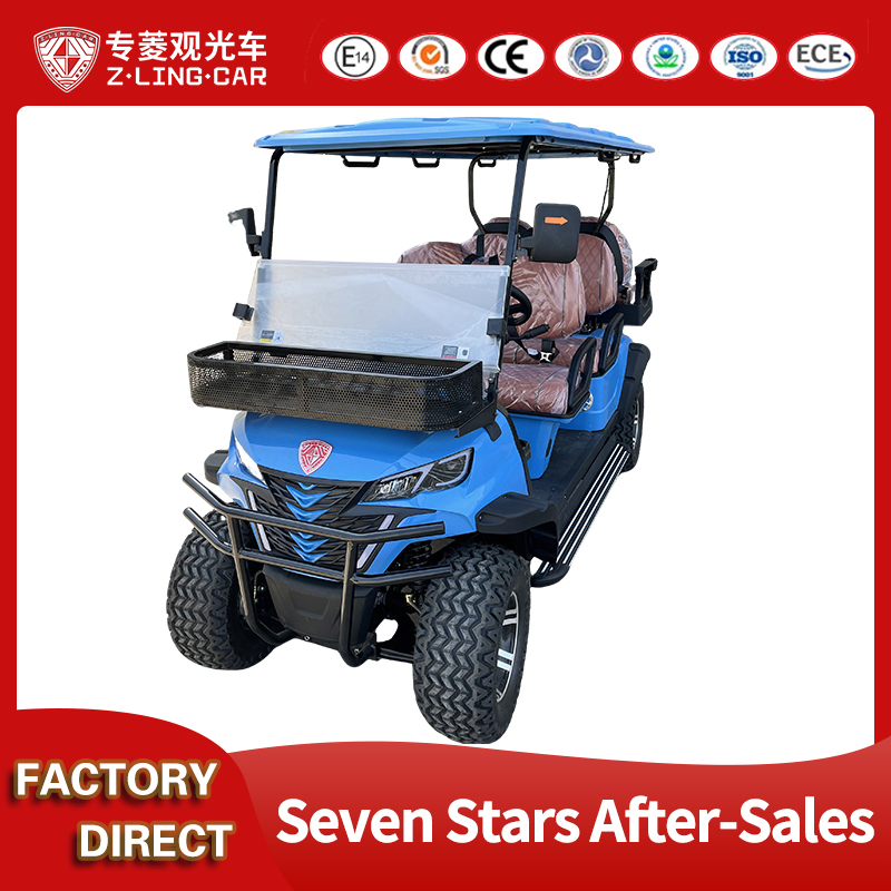 Zlingcar Brand China Club 4+2 Seater Non-Enclosed Electric Golf Carts