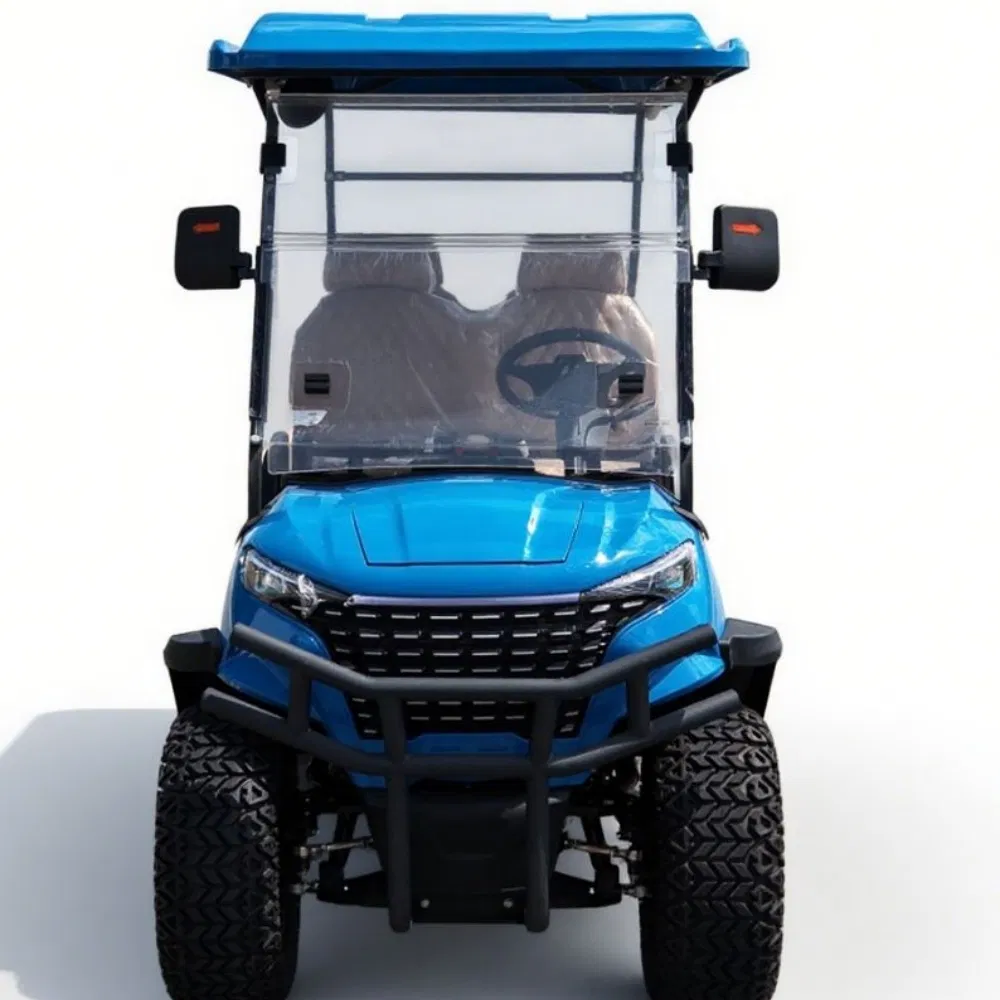 Energy Saving Electric Sightseeing Vehicle for Campus Travel with Strong Chassis Cart