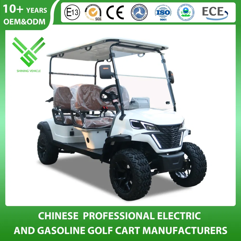Manfuacturer 2/4/6/8 Seater/Passenger/Seat/People Street Legal Sightseening/Hunting off Road 48/72V Mini Lithium/Electric/Gasoline Golf Cart for Utility/Chassis