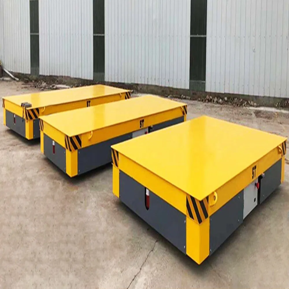Electric Flatbed Truck for Transport Industrial Transfer Cart