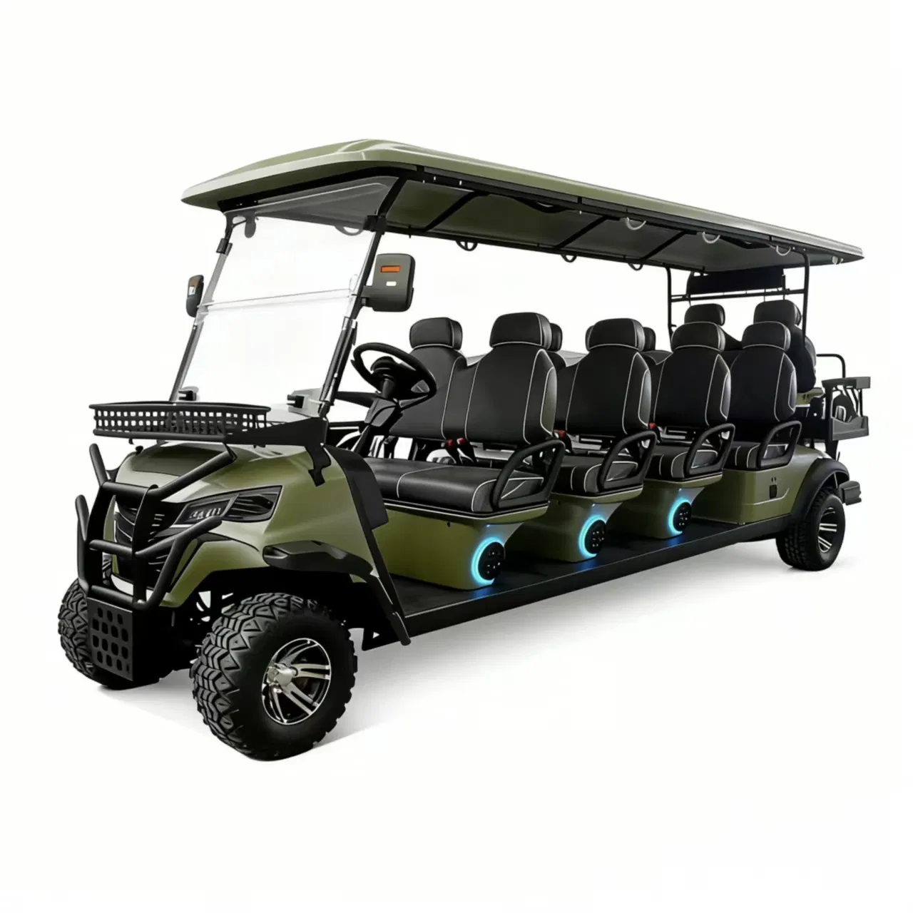 10-Seater off-Road Electric Golf Cart Hunting &amp; Farm Utility Vehicle