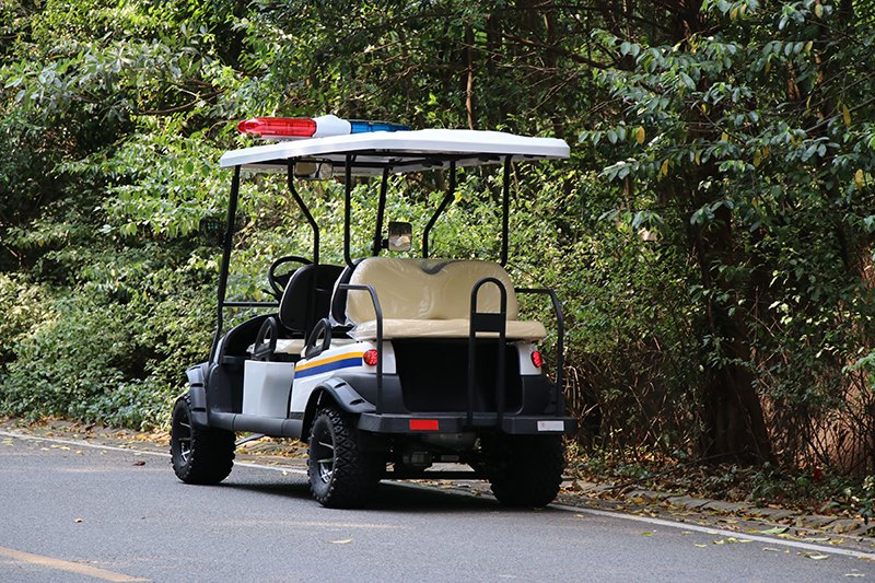 Lifted Electric Security Patrol Golf Buggy 6 Passenger