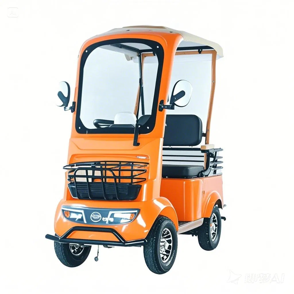 Fast Charging Eco-Friendly and Energy-Efficient Industrial Park Security Patrol Disability Assistance Mobility E Scooter Electric Golf Cart