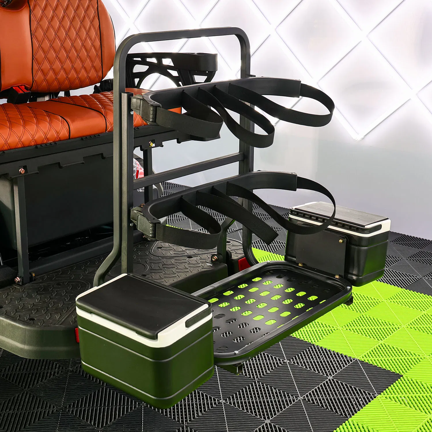 4 Wheel 5000W Sightseeing Scooter Solar Street Legal Lithium Battery 6 Seater Electric Golf Cart