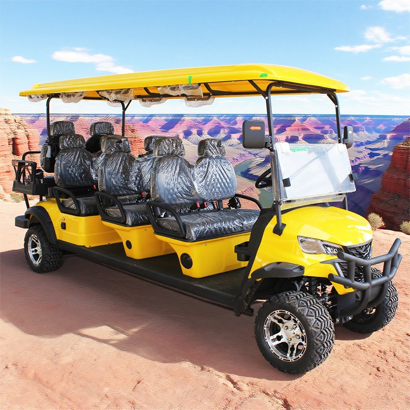 Sub Cart New Design 8 Seats Electric Shuttle Bus Customized Hotel Airport Electric Car 6 Seater Golf Cart for Sale