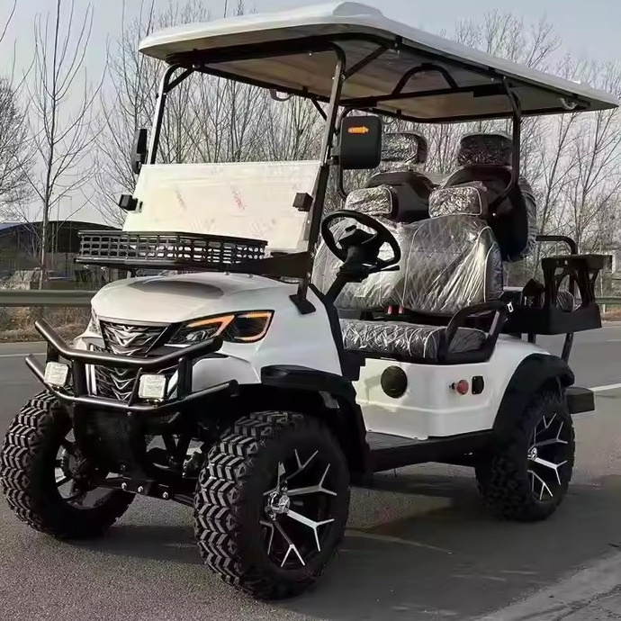 New Model 8 Person Golf Cart with Folded Back Seat China Made