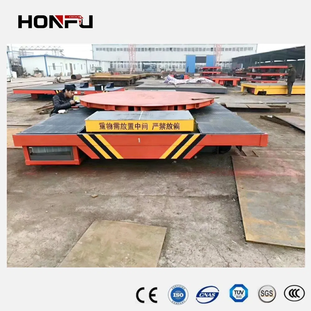 Remote Control Electric Industrial Cargo Transport Cars Motorized Handling Trolley Cart with High Quality