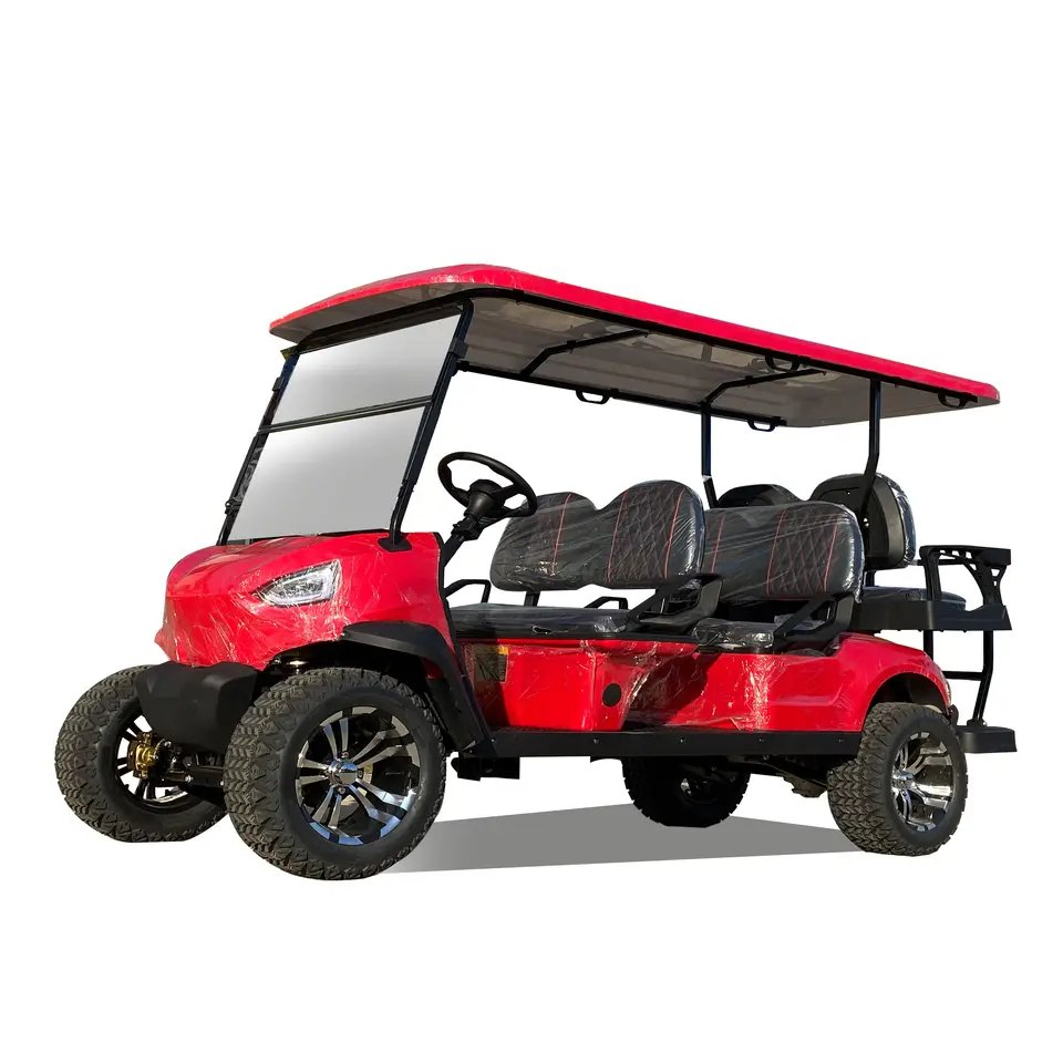 Farm Utility Solar 4 Passengers off-Road Cargo Golf Cart