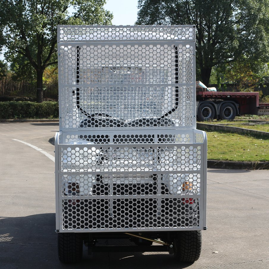 Protective Mesh-Enclosed 1-Seater Golf Cart for Golf Course Logistics