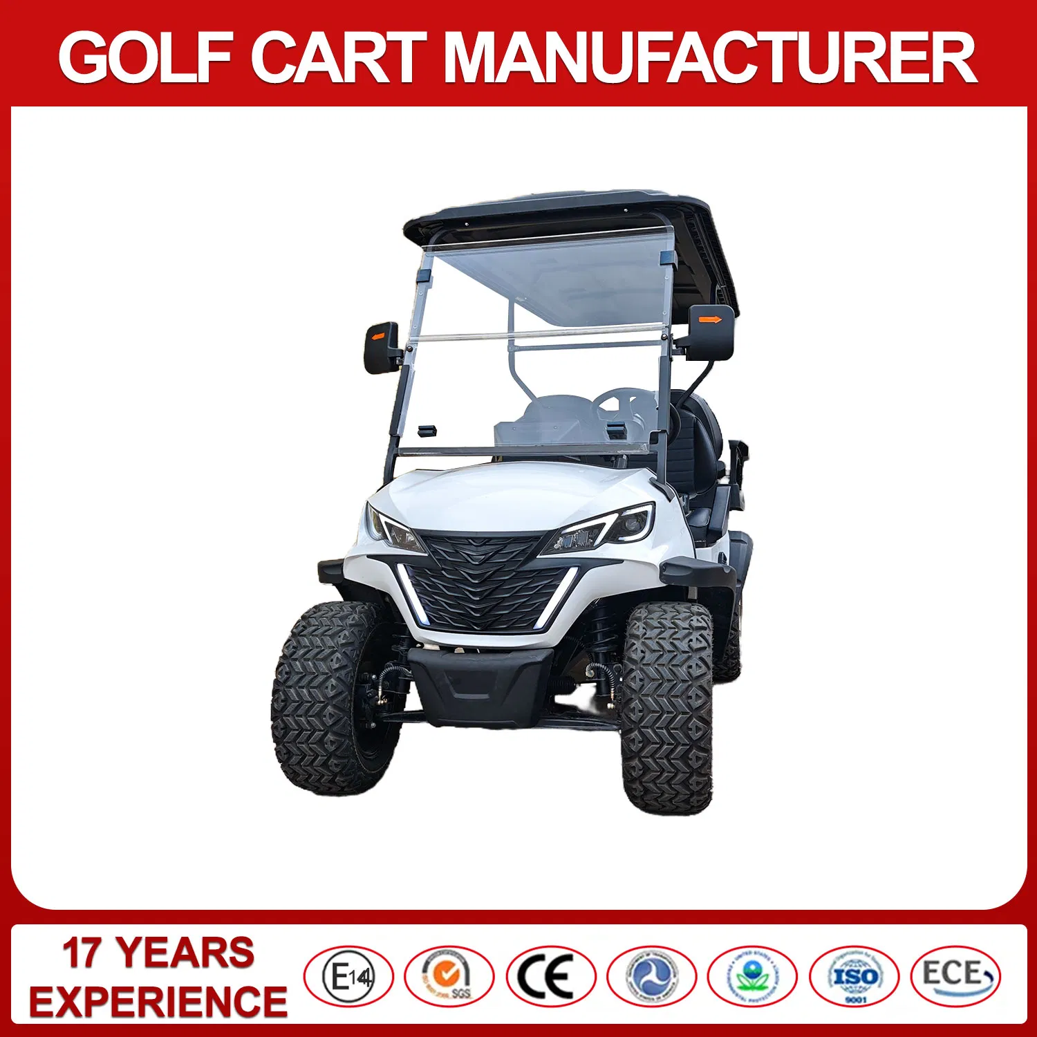 4-Seater Electric Shuttle Cart for Airport/Hotel Guest Transfer with Quick Charge
