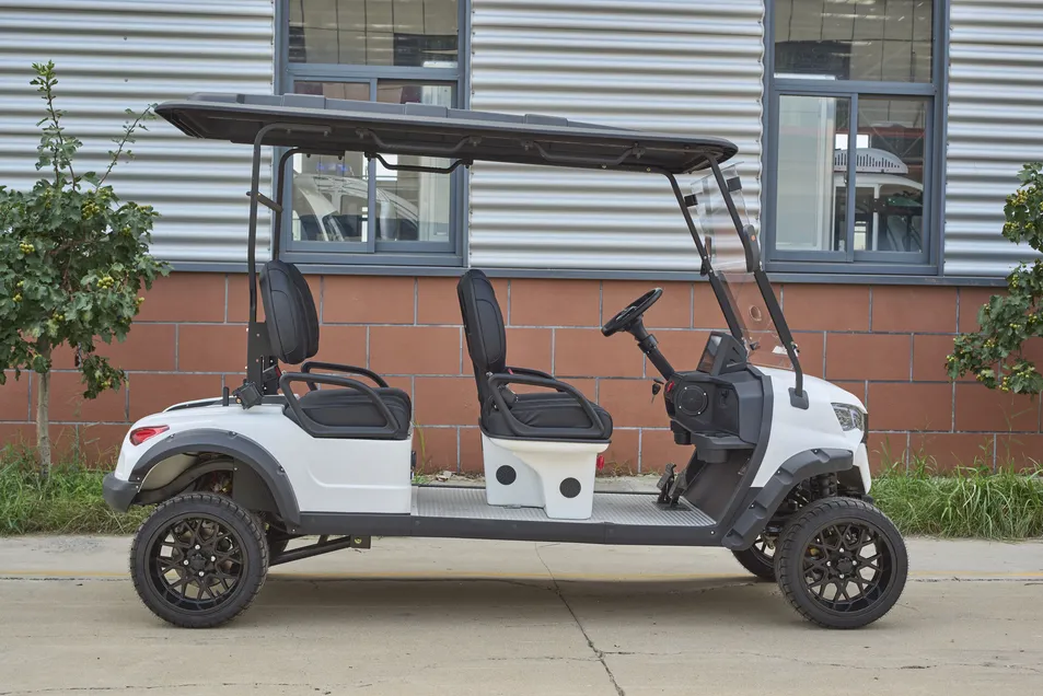 Electric Golf Cart Side View