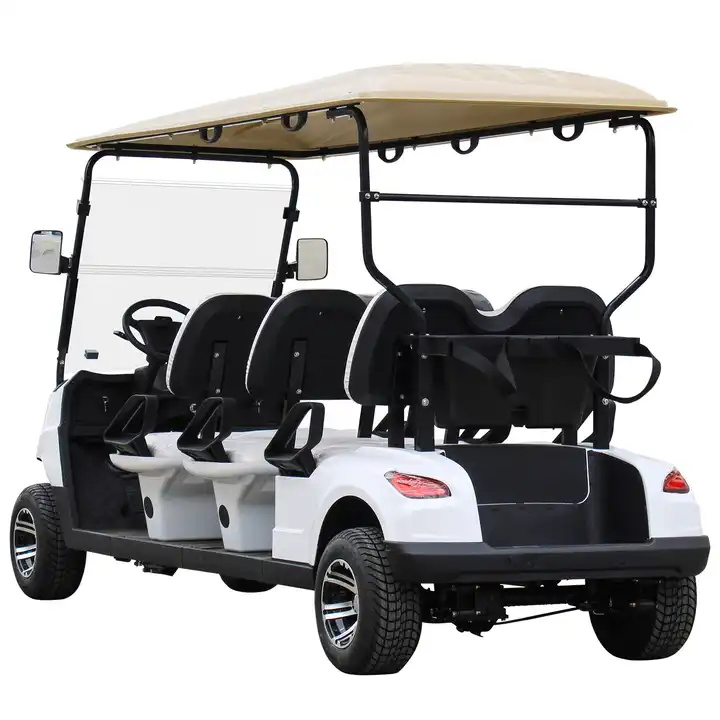 Anti Aging Performance 6 Seat Forward Sightseeing Bus Club Golf Car Electric Golf Buggy Cart