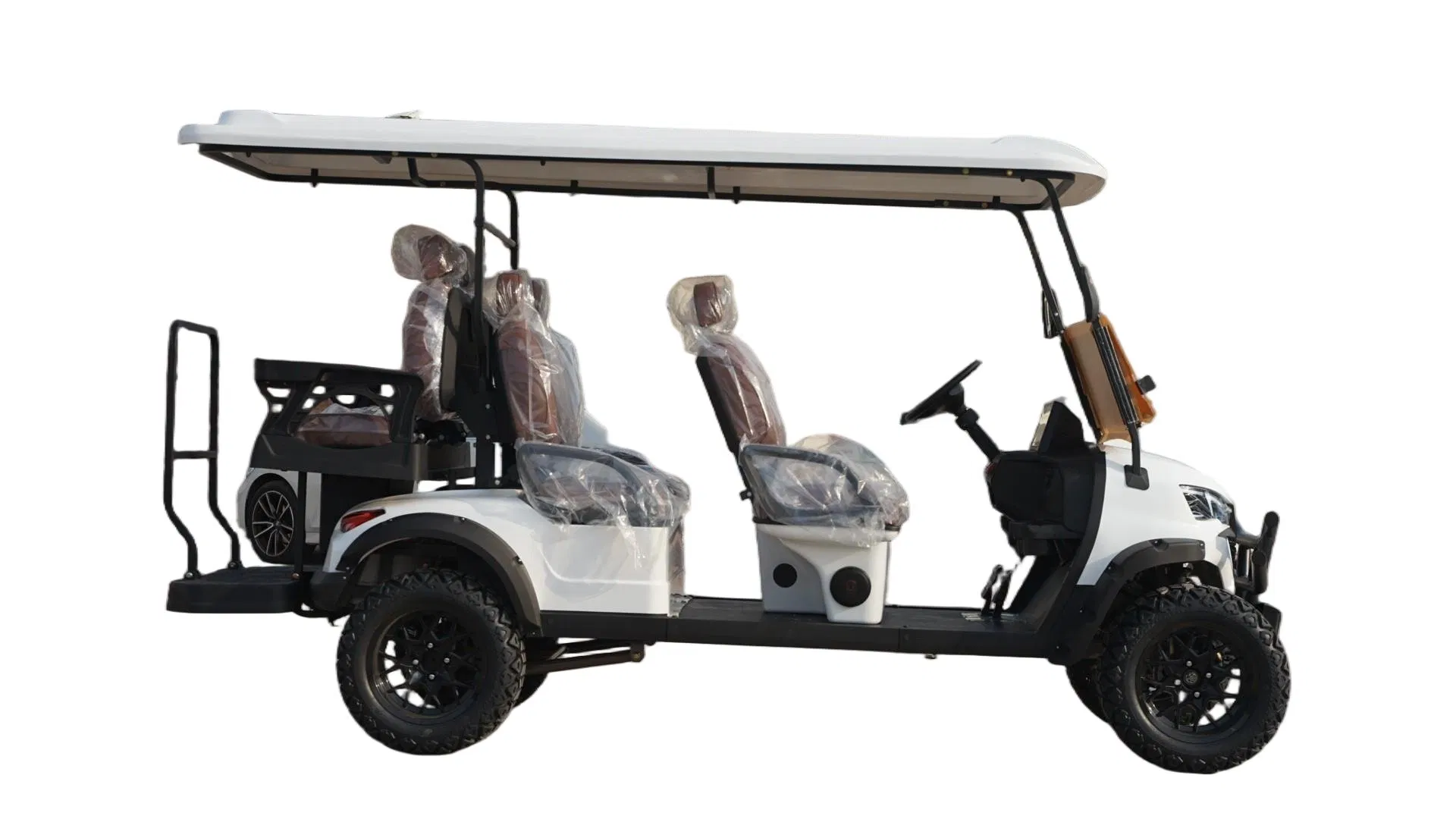 6-Seater Electric Golf Cart: Great for Golf Outings &amp; Resort Shuttles