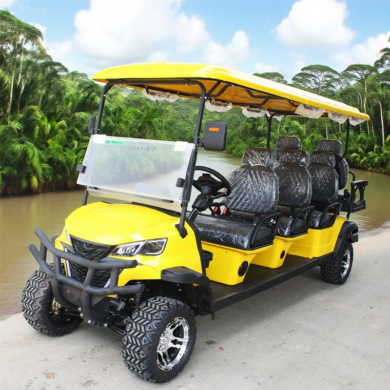 Sub Cart New Design 8 Seats Electric Shuttle Bus Customized Hotel Airport Electric Car 6 Seater Golf Cart for Sale